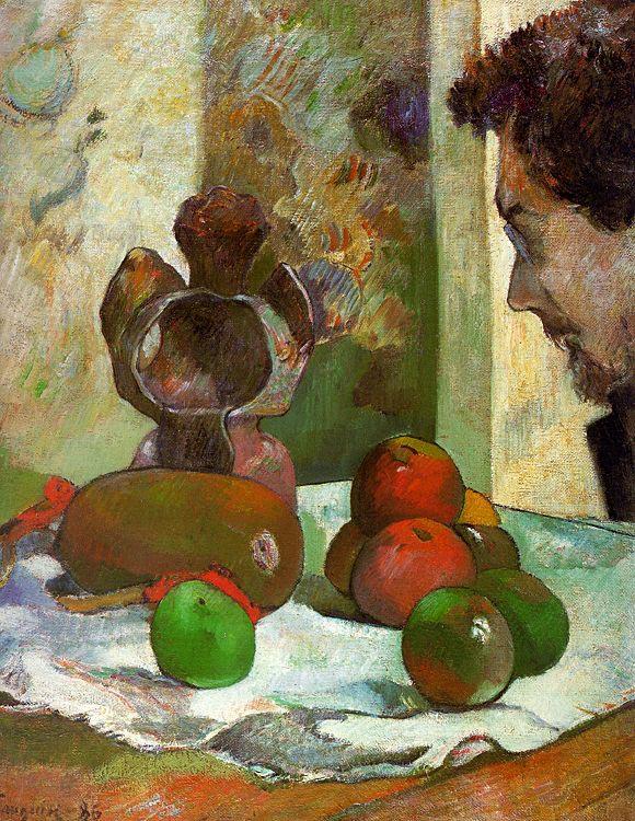Paul Gauguin Still Life with Profile of Laval oil painting image